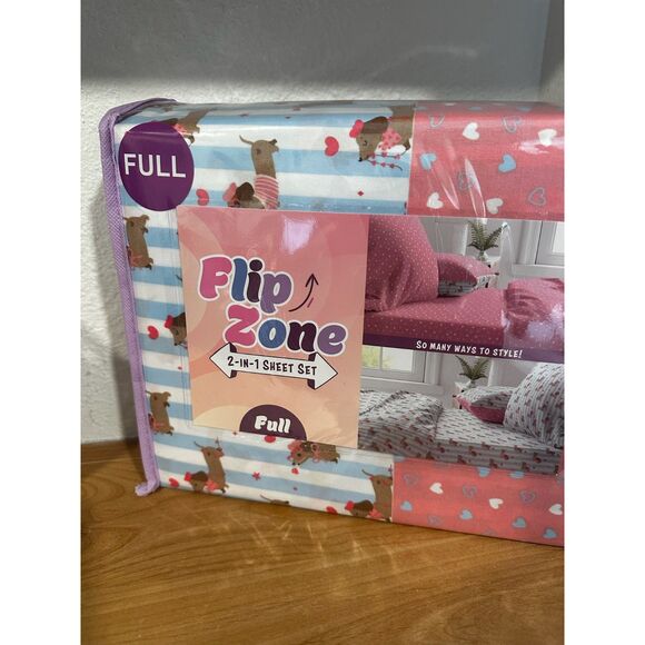 Flip Zone Other - Flip Zone 2-in-1 Full Sheet Set NWT